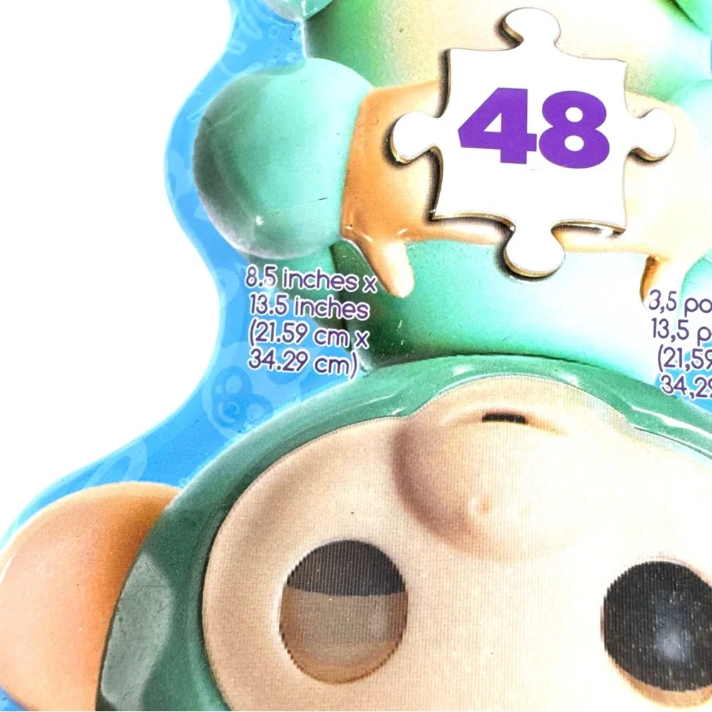 Fingerlings 48-piece Jigsaw Puzzle in Monkey-Shaped Tin 6045257 NEW